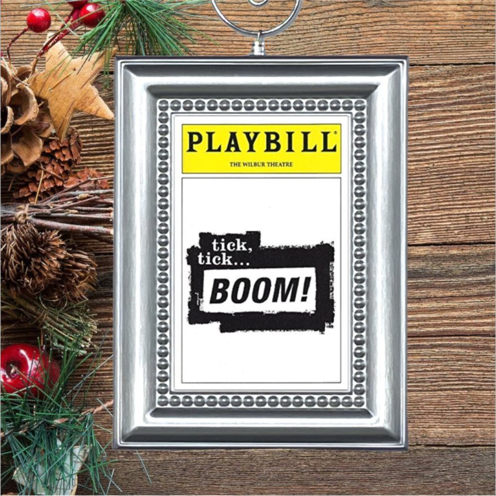 Tick, Tick...Boom Broadway Musical Playbill Christmas‎ Tree Ornament